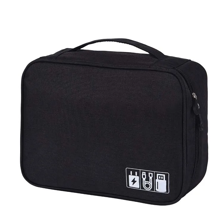 Customized Logo Travel digital bag cable charger organizer classification separated storage travel accessories