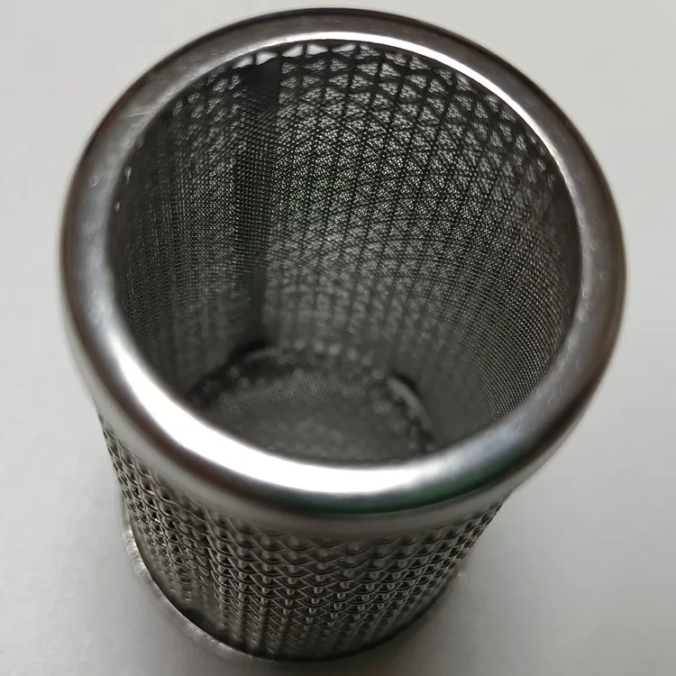stainless steel mesh screen tube refrigerant Gas Mesh Filter for Air Conditioners