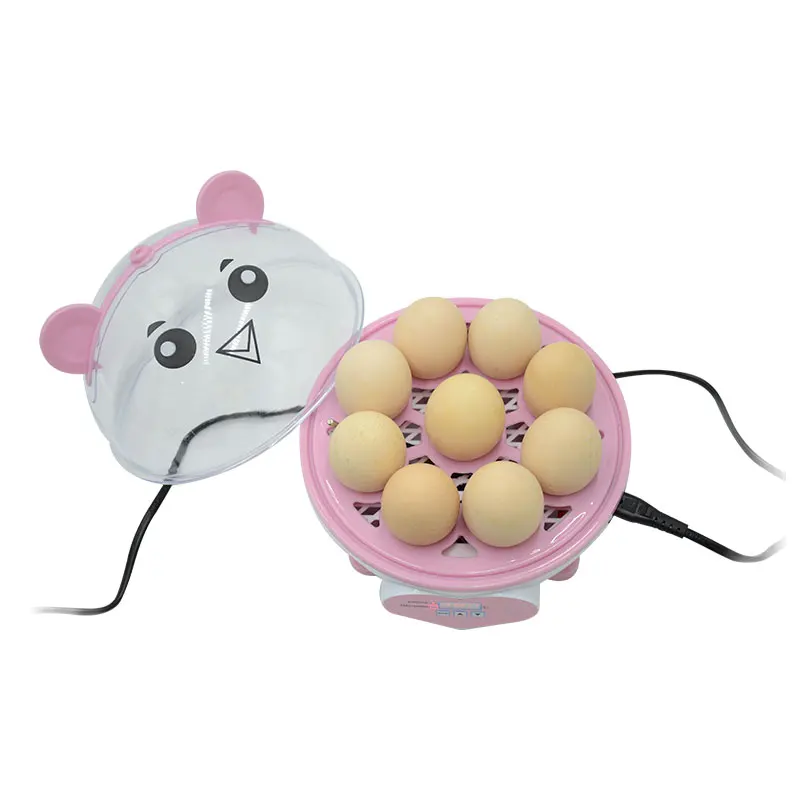 
2020 New Small Fully Automatic Incubators Egg Hatching Machine 9 Chicken Ostrich Egg Incubator for Sale Manual Egg Turning 9PCS 