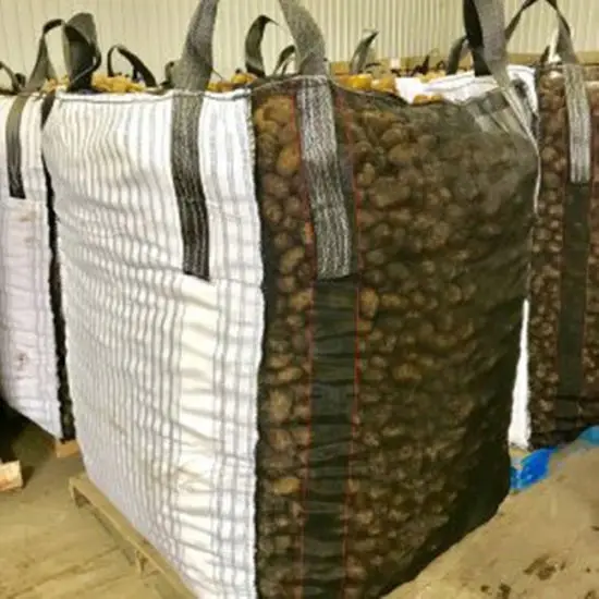 Firewood big bags used for packing firewood bulk jumbo bag super sack mesh and ventilated fabric