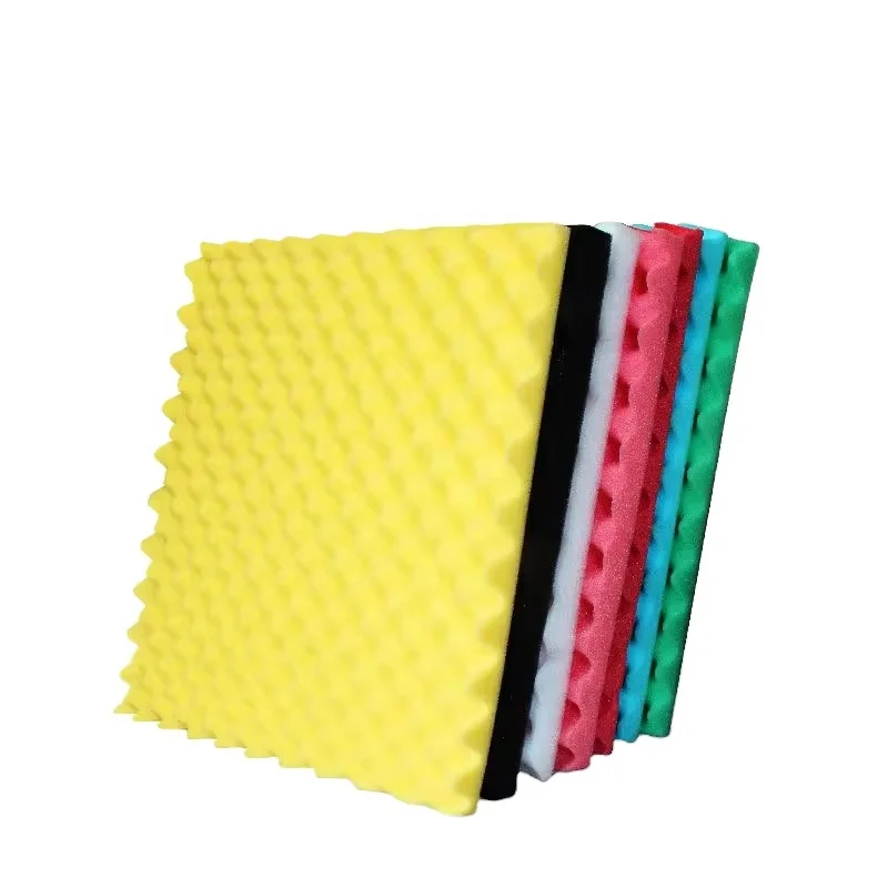 Wholesale Fireproof Soundproof Foam Panel Acoustic Wedge Cotton Self-Adhesive Foam for Studio Band Room Sound Isolation Panel