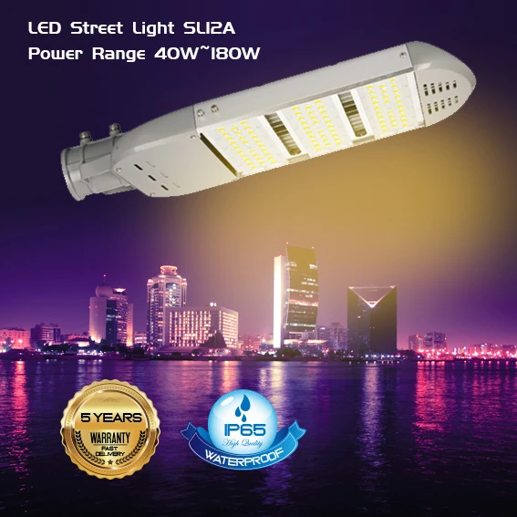 100W 60% energy saving outdoor LED street light with high efficiency constant current driver