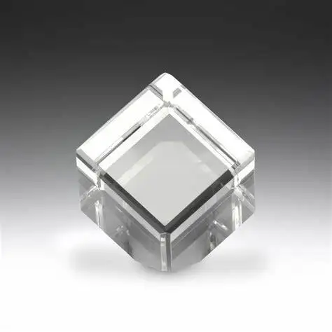 New arrival new clear crystal glass cube,new designed crystal cube