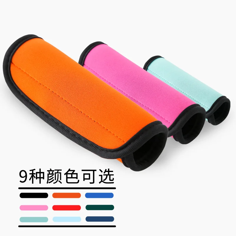 Comfortable high quality luggage grip neoprene protection luggage handle wrap grip cover travel suitcase
