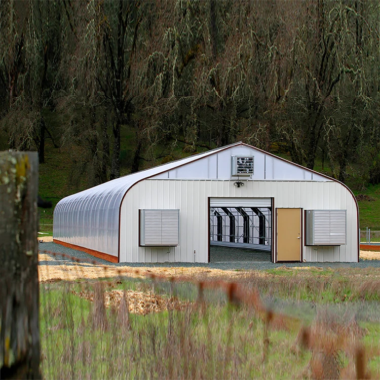 Skyplant Fully Automated Agriculture Poly Tunnel Light Deprivation Blackout Greenhouse