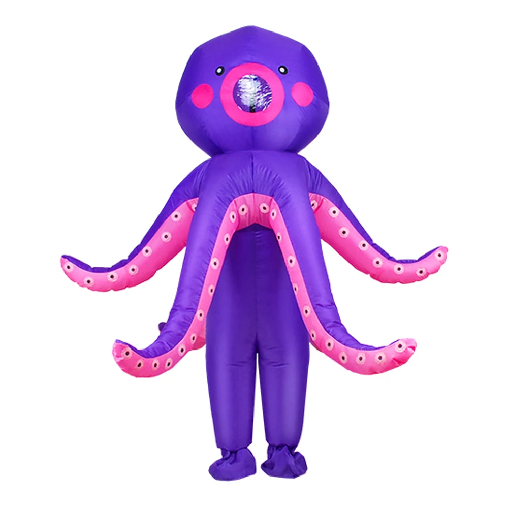 Top Quality Inflatable Halloween Octopus Tentacles Cuttlefish Baby Children Costumes Clothes