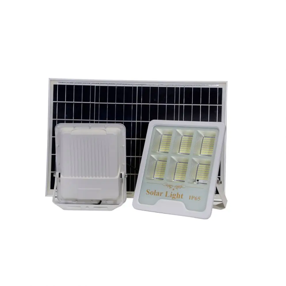 Latest Ce Theme Park Waterproof Ip65 Pc Lron Glass 60W 80W 100W 150W 200W 300W Led Dusk To Dawn Solar Flood Light