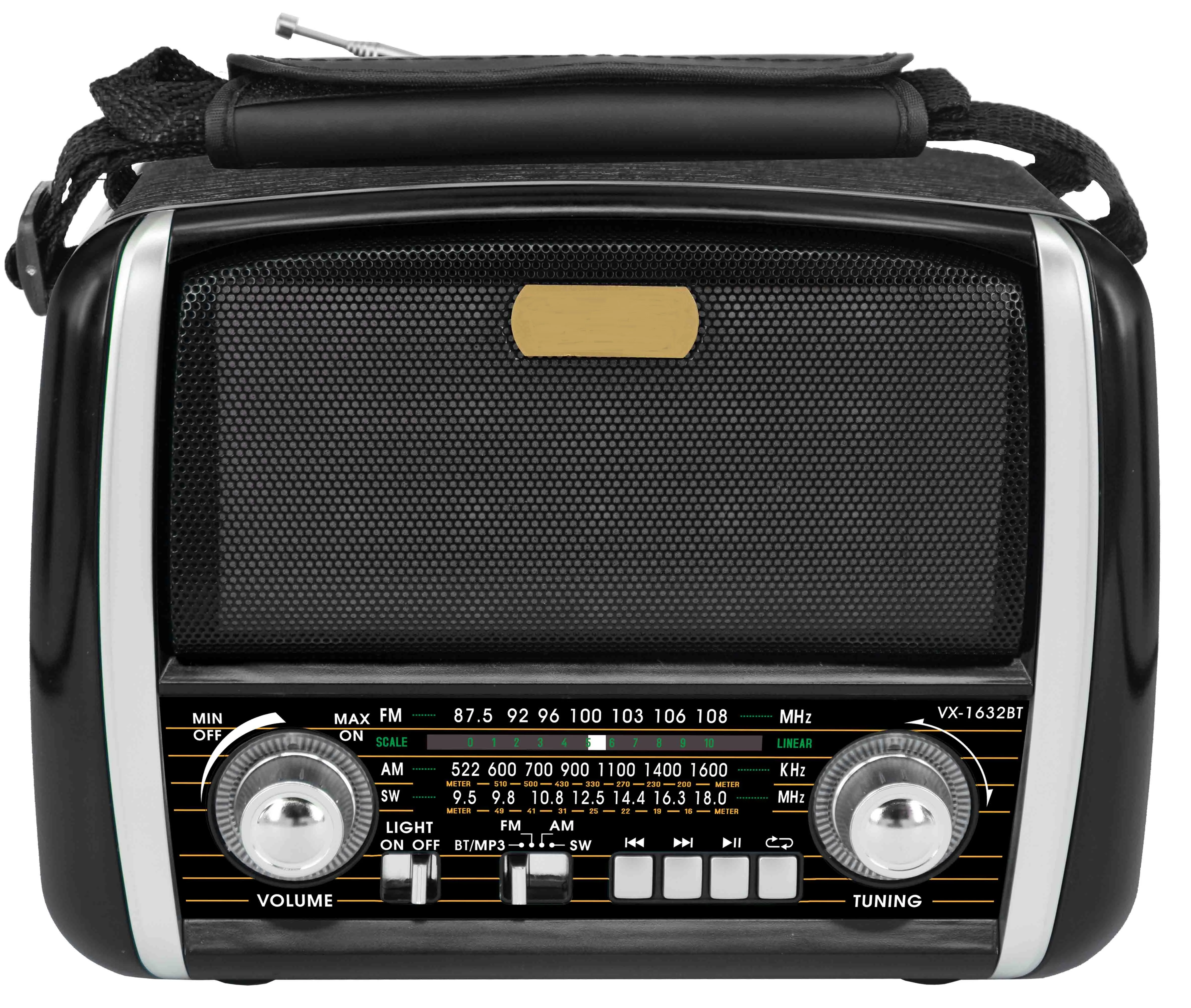  Самый популярный MP3-плеер FM/AM/SW AUX с фонариком заряжаемый Портативный TF/USB-радиоприемник