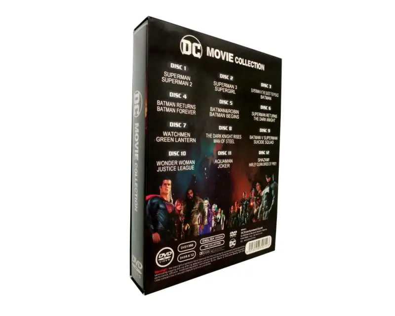  Оптовая продажа DC коллекция фильмов 24 12DVD Amazon/ebay лучшие продажи набор коробок новый выпуск поставка с