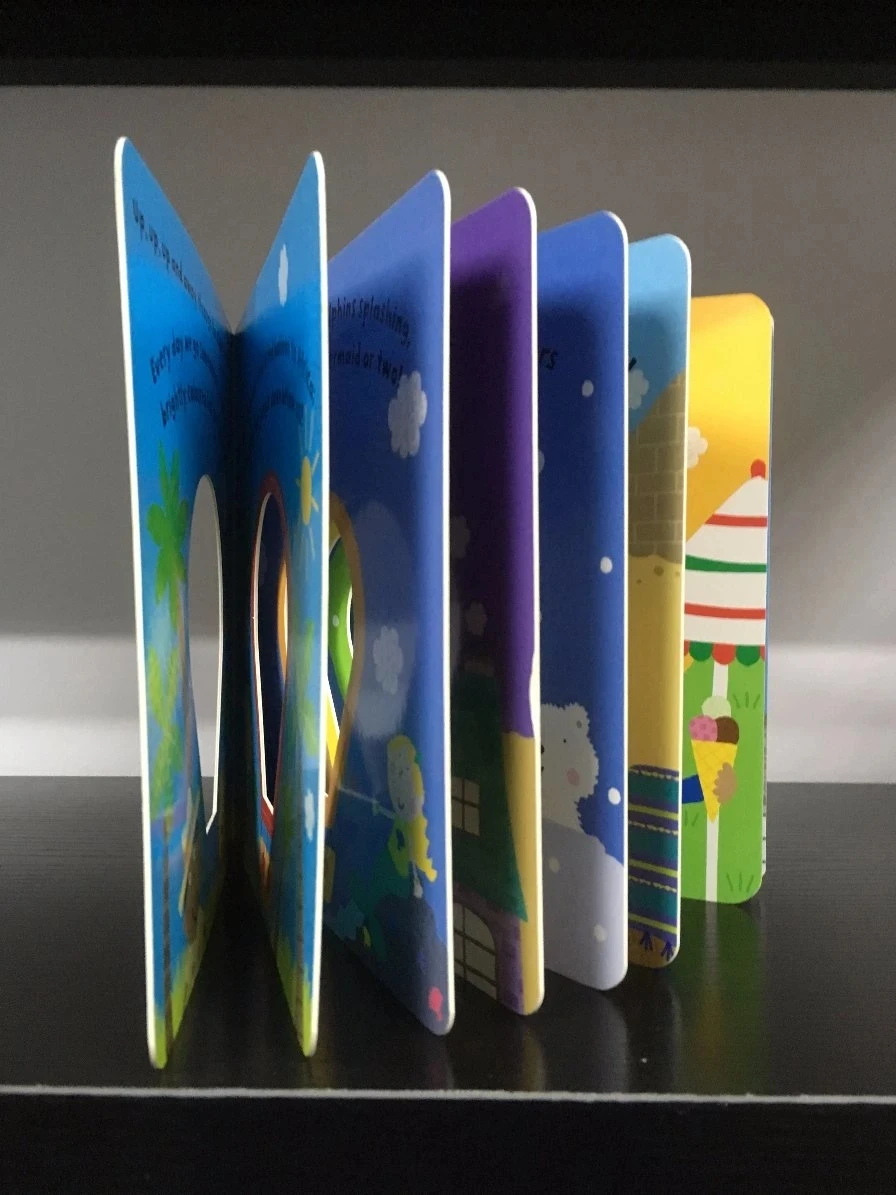 Whole Custom Funny Children Cardboard Story Book Printing Pop up Baby Book
