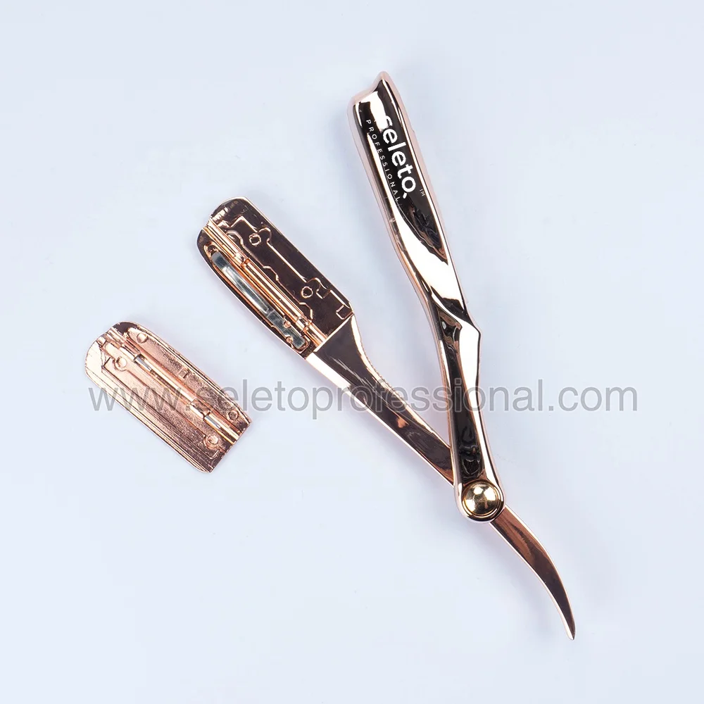 Baber Professional Vintage Barber German Fine Straight Razor Cutting Edge Pin Shaving Razor With Logo