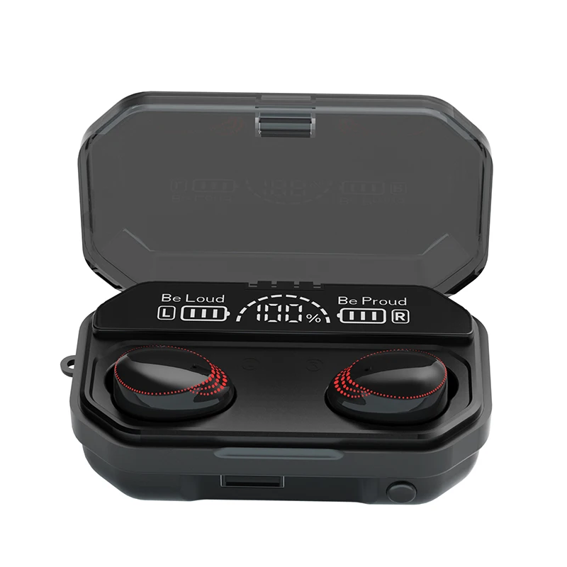 2021 TWS BT 5.1 wireless earbud 9D HiFi stereo IPX7 waterproof touch A18 TWS Earphone for sports games with microphone