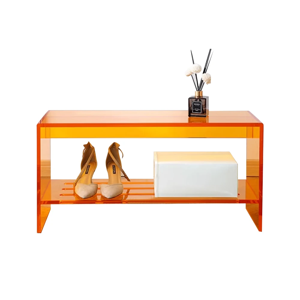 Living Room Furniture Door Footstool Bathroom Waterproof Stool Bedroom Double Acrylic Bench