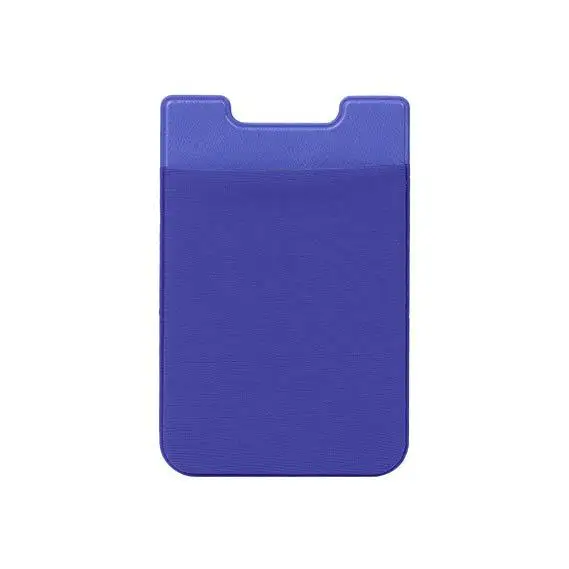 Wholesale printed logo Mobile Credit Card Holder 3m Sticker ID Card Holders Silicone Phone Card wallet For Cell Phone