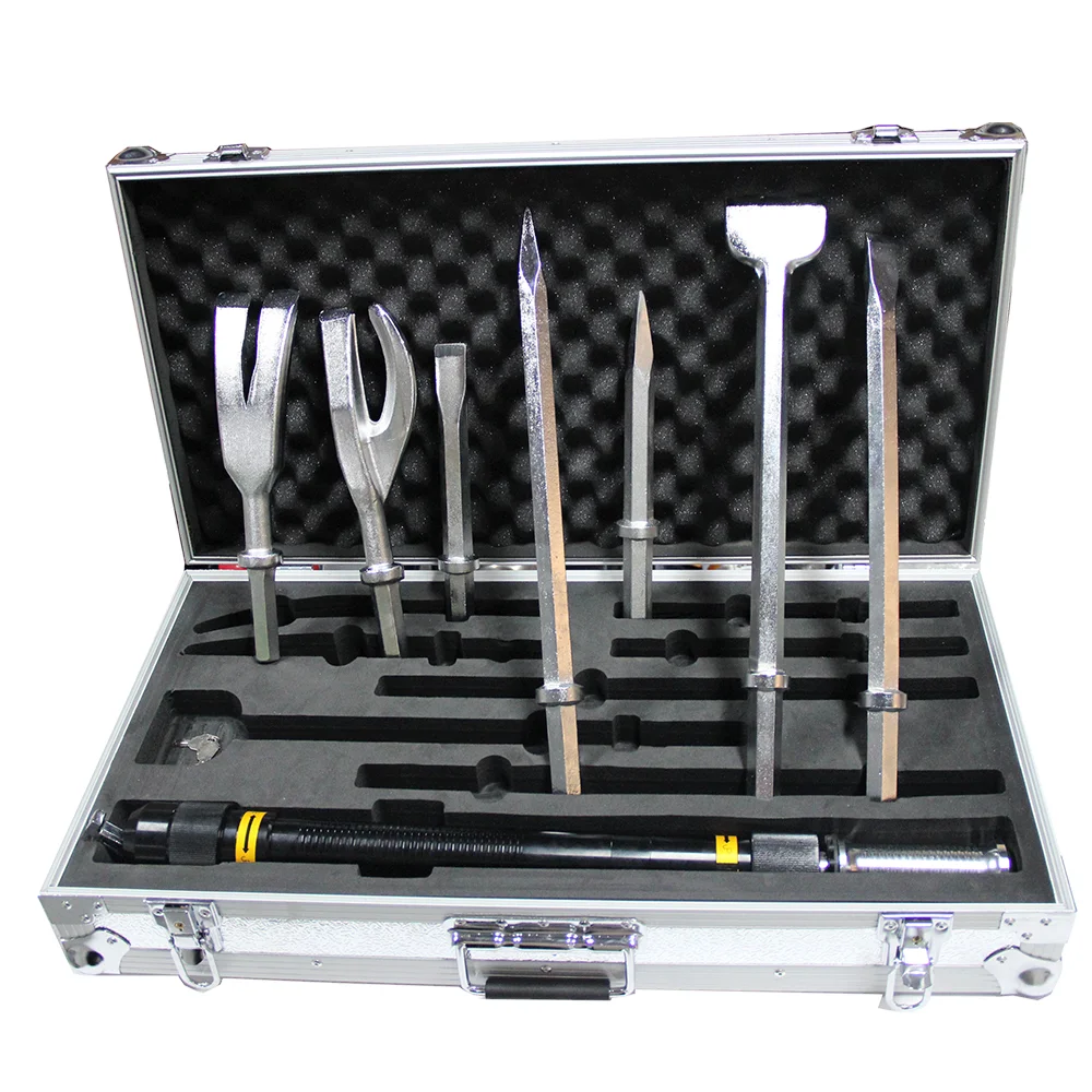 ODETOOLS Korean Manual Breakdown Tool Set Plus Chuck/Shank Point/Flat/Wide Chisels
