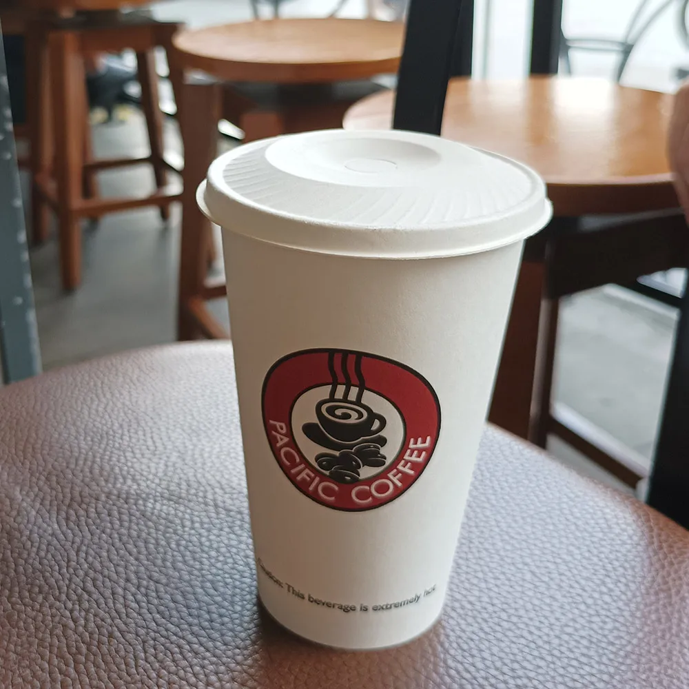 Biodegradable Eco-friendly Sugarcane Bagasse To Go Disposable Paper Drink Coffee Cup With Lid Cover