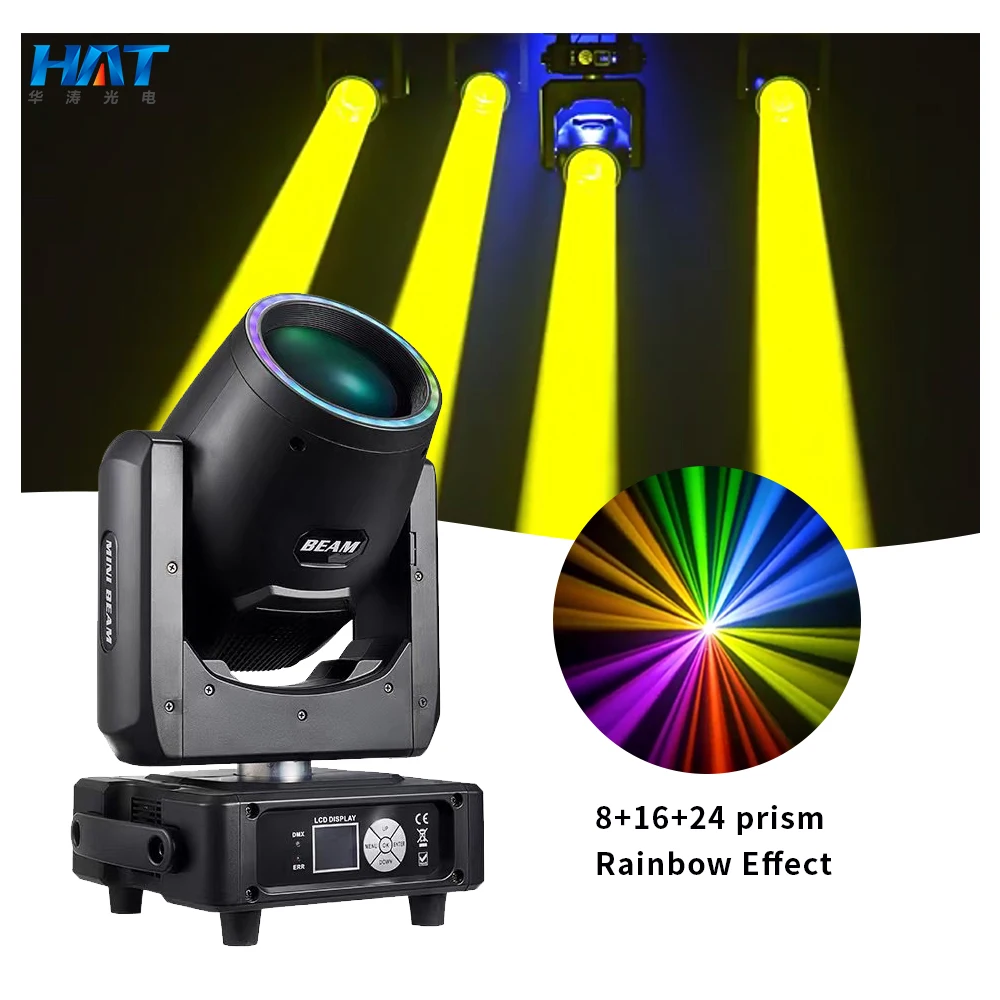 Шляпа мини 7R 230w луч сценический свет 7r движущийся Dj диско Вечеринка сценическое шоу ночной клуб