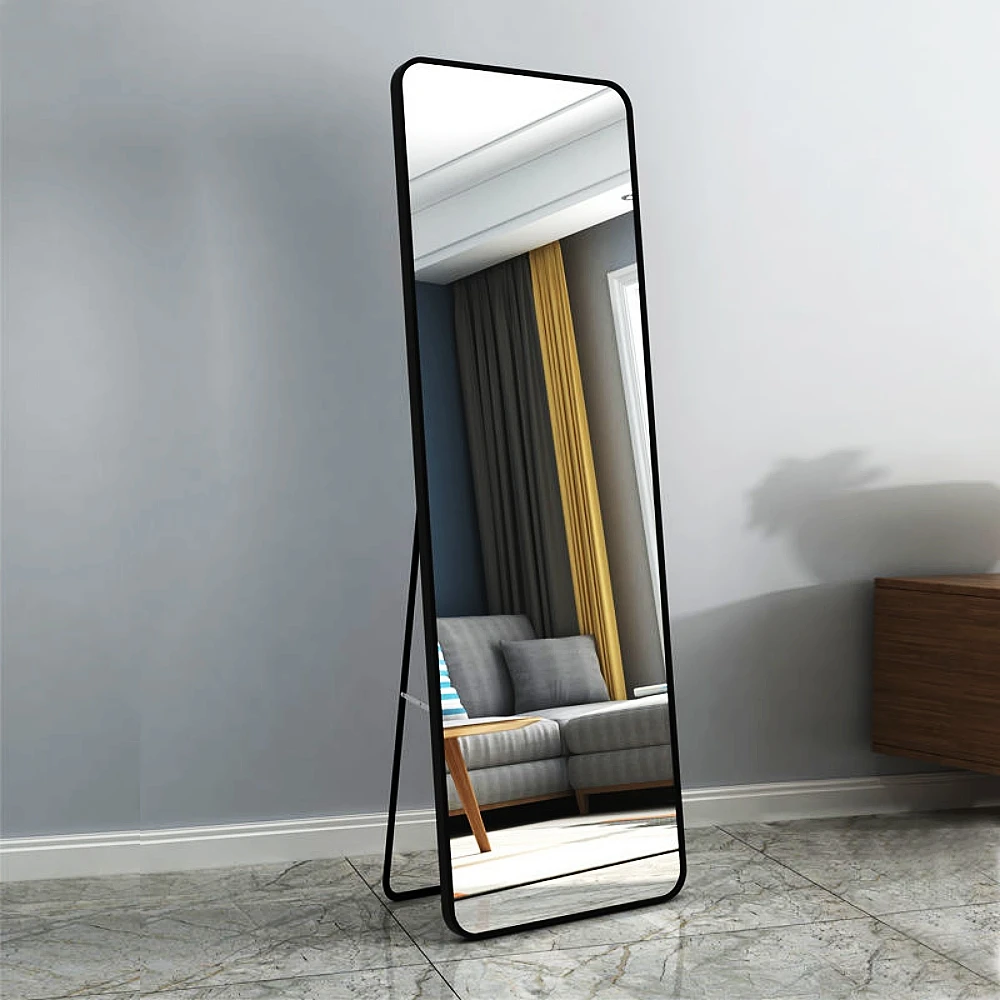 New Design Aluminum Frame Full Body Mirror, Dressing, Floor To Tloor Mirror, Household Wall Mounted And Bathroom Mirror