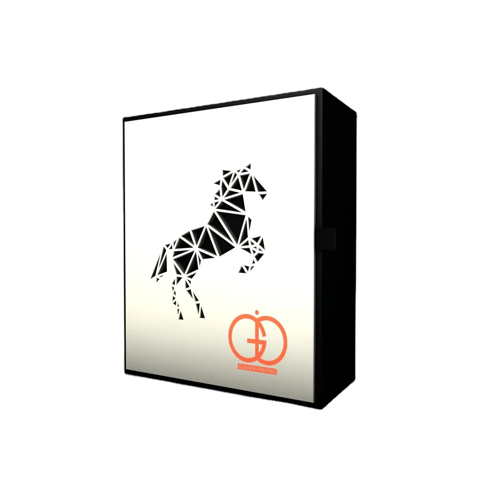 Unique Horse Carving Perfume Paper Box Cosmetic Perfume Gift Box Luxury Perfume Box