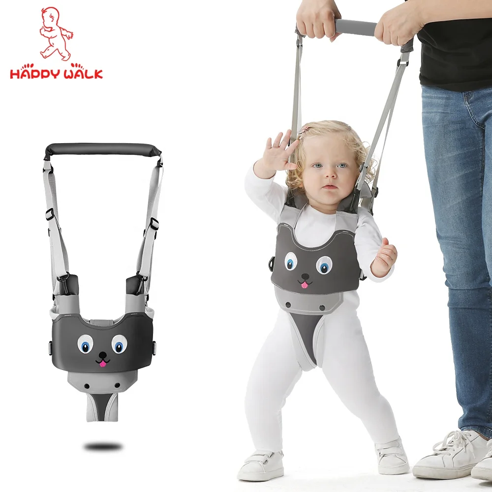 Cartoon Embroidered Protective Baby Assistant Walking Belt Infant Carry Walking Harness Assistant