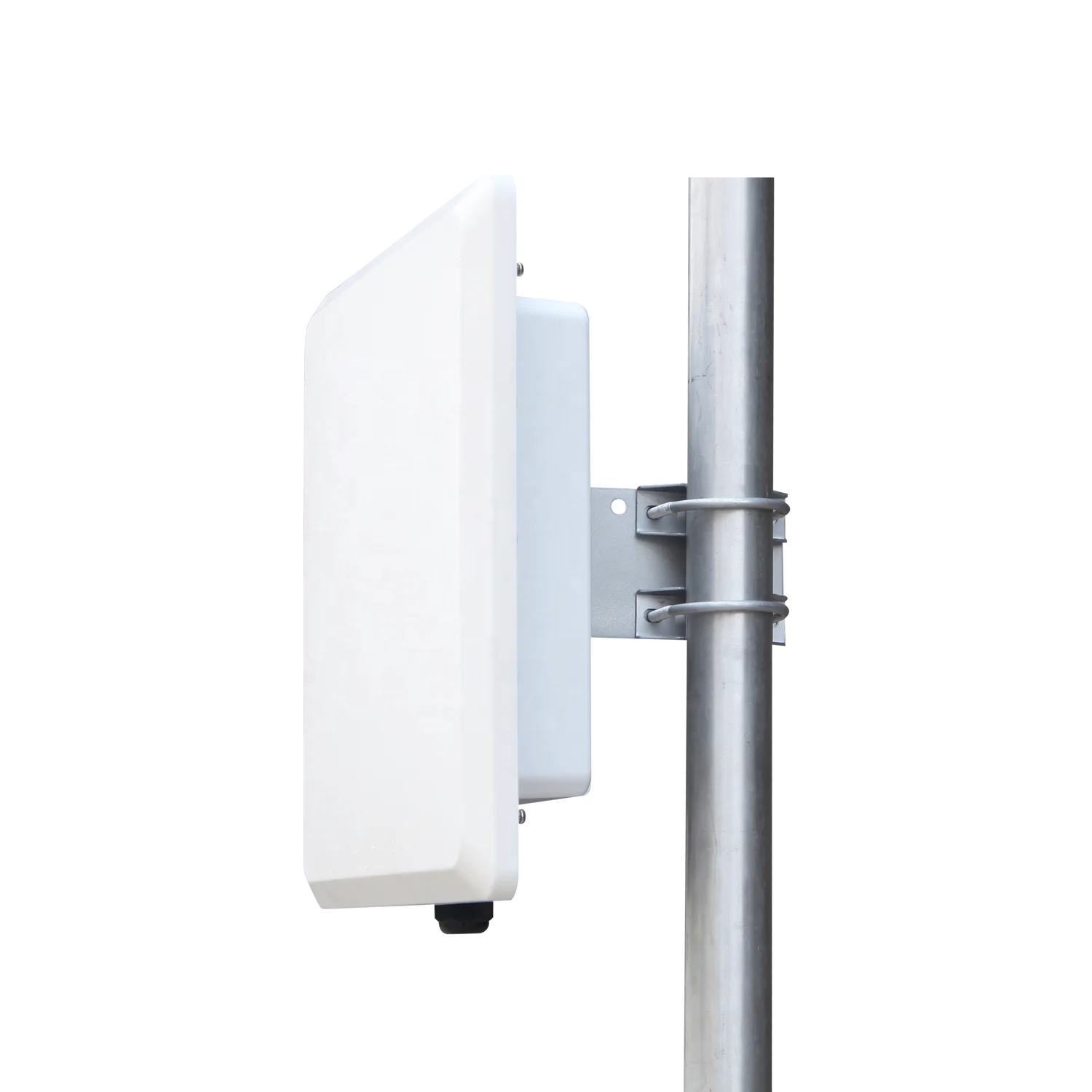 High Gain 5GHz Dual Polarized 2x2 MIMO Panel Outdoor Long Range Antenna with Aluminum Enclosure for Mikrotik boards
