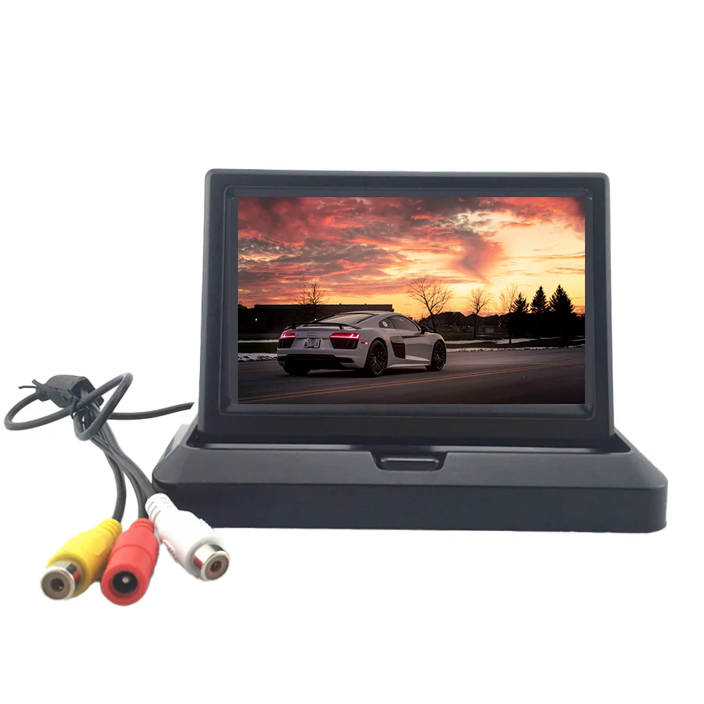5 Inch Car Monitor 480x272 TFT LCD Screen 2 ch AV Input tyre pressure monitoring system for cars