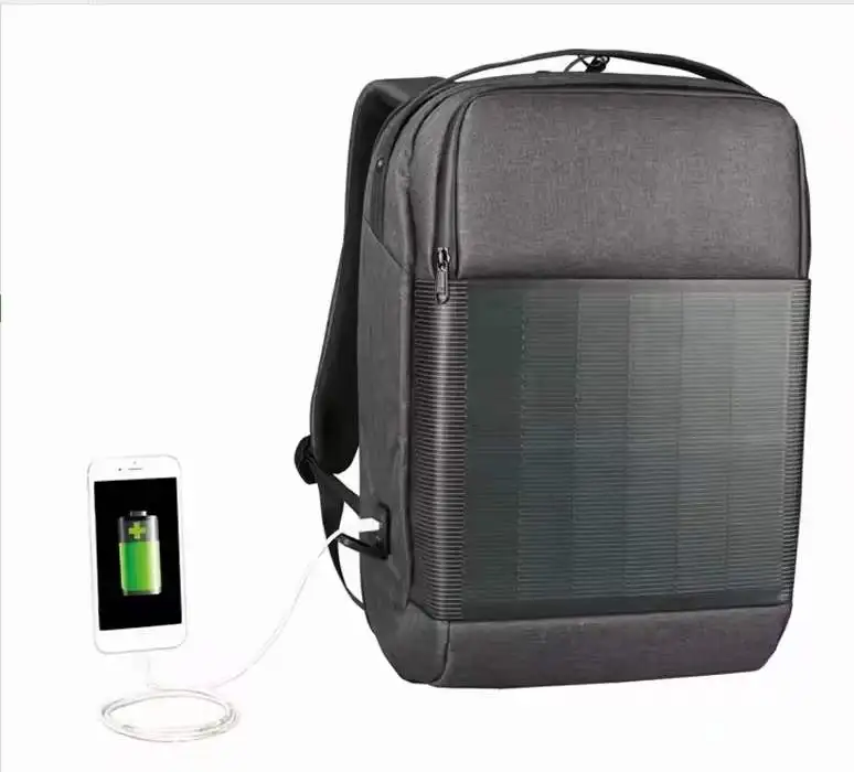 Waterproof Outdoor Travel Portable Solar Panel Bag Solar Charger hiking solar backpack for Backpack with 9w Solar panel