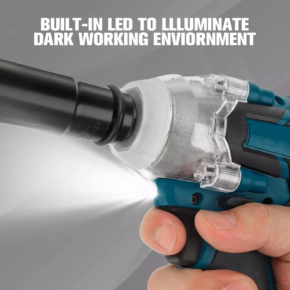 cordless brushless with battery powered  1/2 600nm best cordless impact wrench for truck