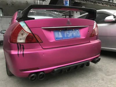 Car modified parts sports ABS universal rear bumper lip shovel tail 67cm horn shark fin chassis deflector