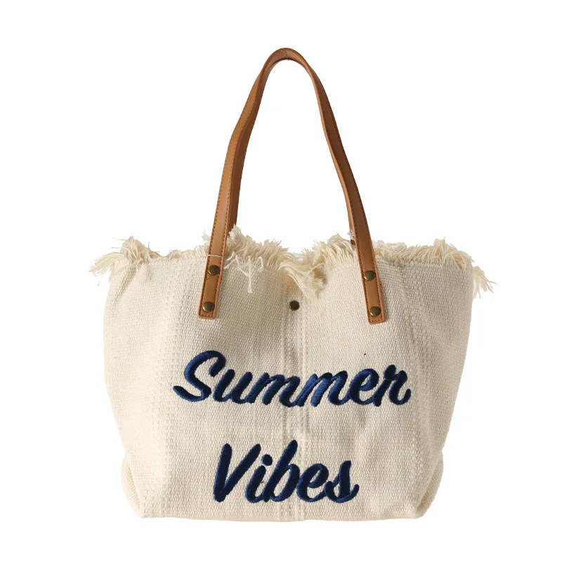 O Custom Shopping Totes Embroidery Canvas Cotton Tote Bag