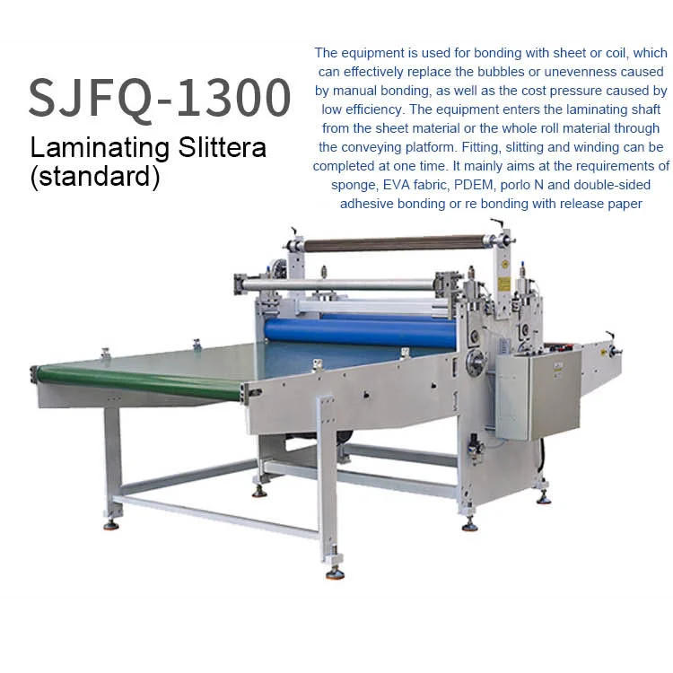 Custom Eva Foam Laminating Slitting Machine Double-Sided Tape Bonding Slitting Machine