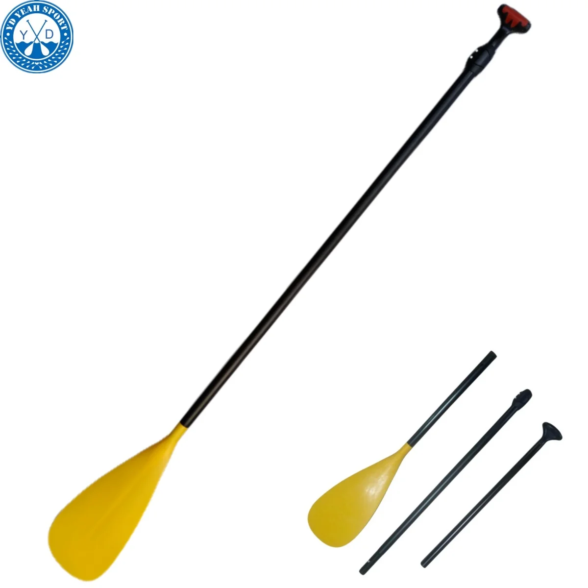 adjustable plastic aluminum colourful blade sup paddle