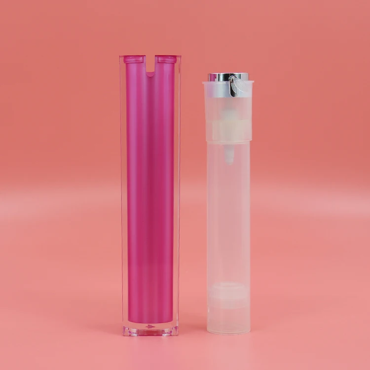 Custom lip gloss oil container tube square plastic pink with white fat brush applicator wands kylie skin clear shampoo bottle