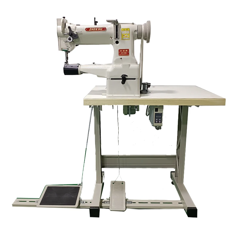 High Seam Speed Cylindrical Sewing Table Walking Foot Industrial 8b Leather Belt Bag Shoes Binding Sewing Machine