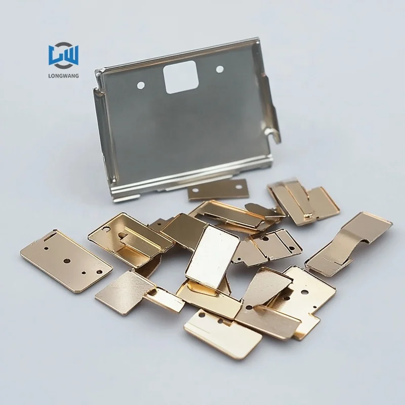 OEM Stamping Factory Custom Small Precision Progressive Metal Stamping Components Progressive Mold Battery Contact Shrapnel