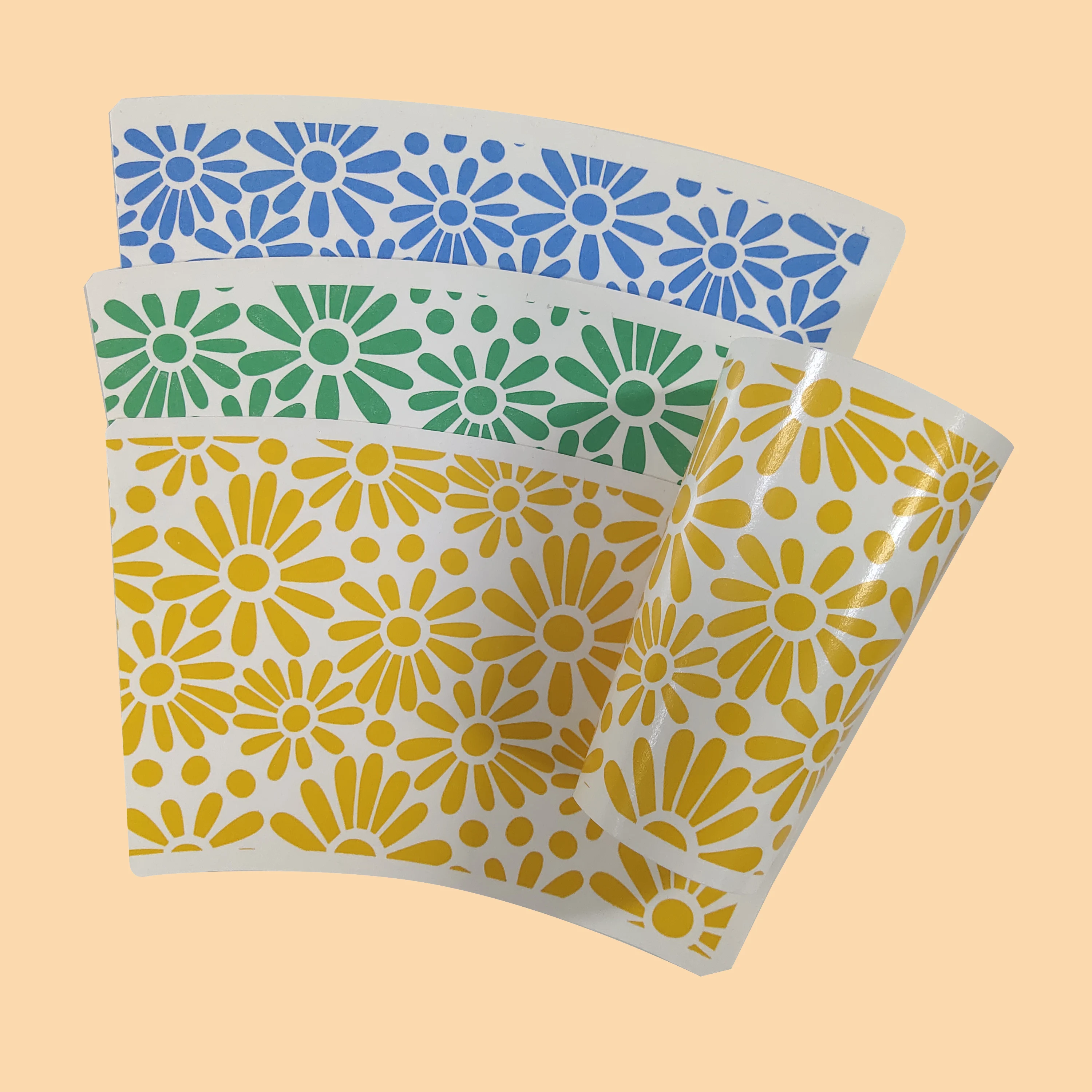 High Quality Water Proof Disposable 250 Gsm Single Side Pe Coated Paper Cup Fan