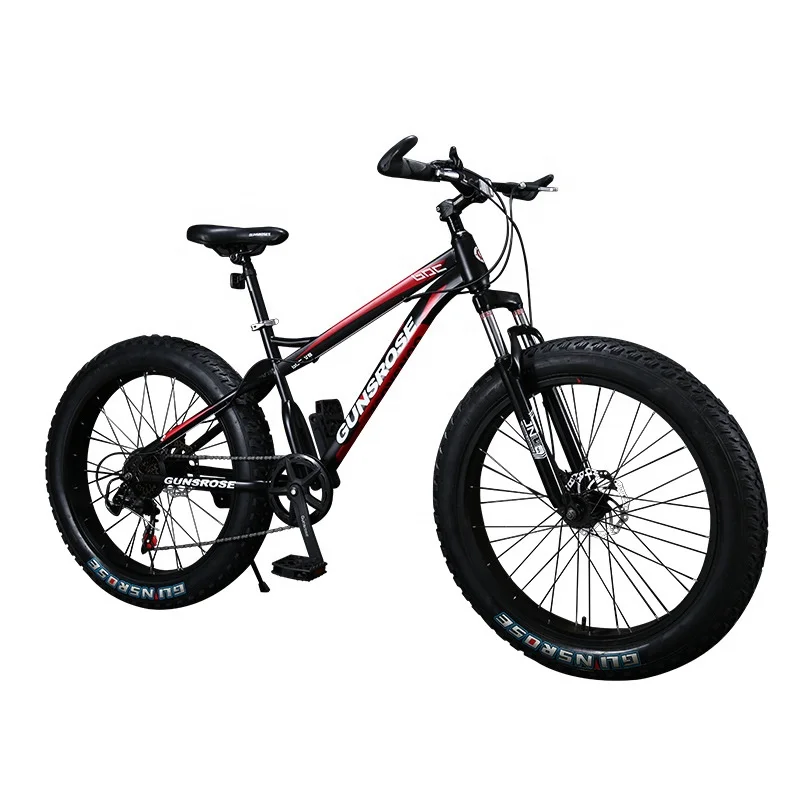 Warrior 4.0 Fat Tire Spoke Mag Wheel Snow Bicycle Suspension Double Disc Brakes Bike Multi Corlor Student Beach Bicycl