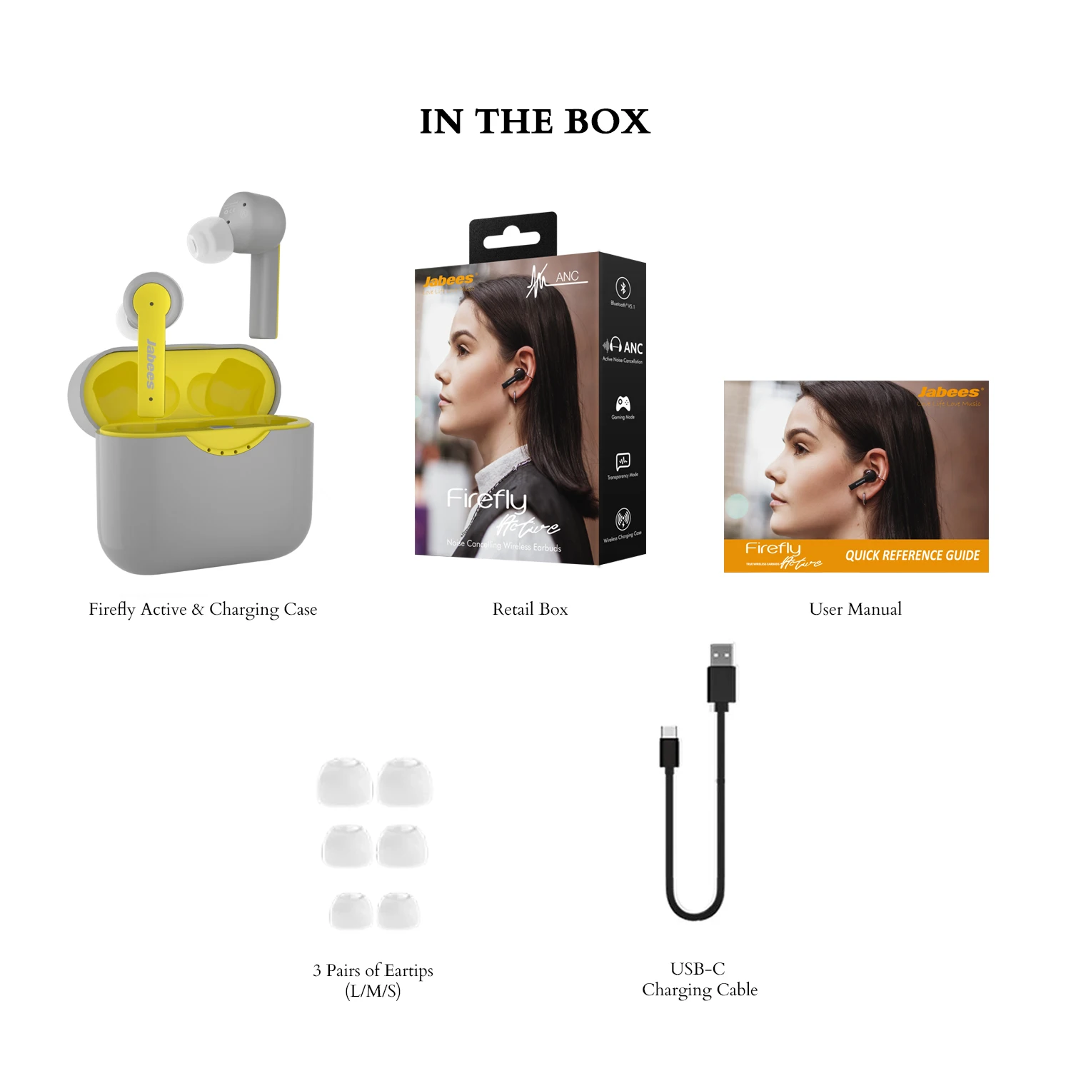 ANC Noise Cancelling Earbuds Wireless Headphones Transparency Mode V5.1 audifonos Bluetooth Earphone Gaming Headset