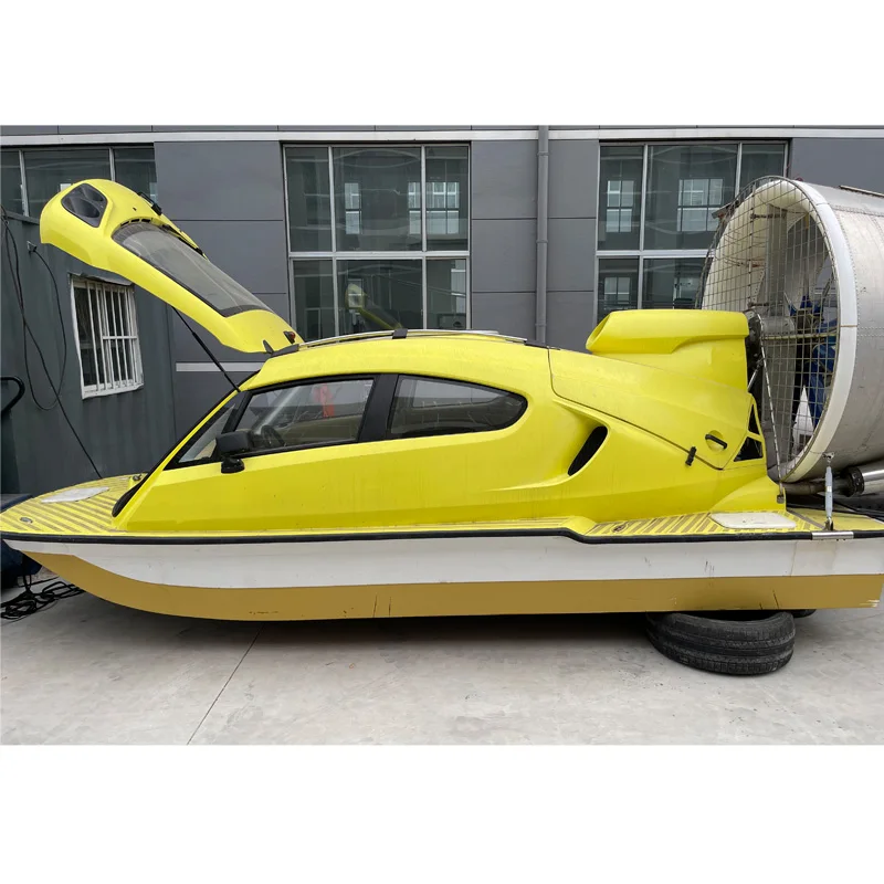 High Speed Aluminum Aerodynamic boat Multi-Terrain Travel bivouac transportation  Aviation-grade aerodynamic machines