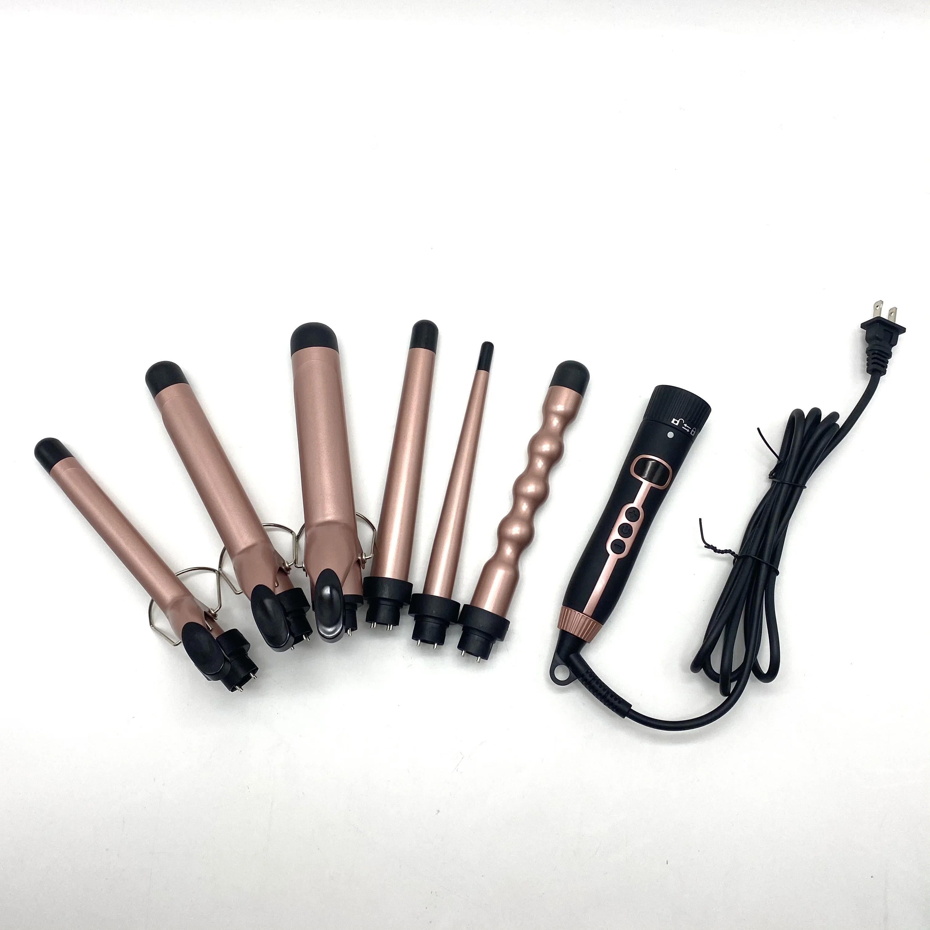 
2021 6 in1 hair curler fast PTC heater Curling Iron hair roller curlers Hair Styling Tools Set with clip 