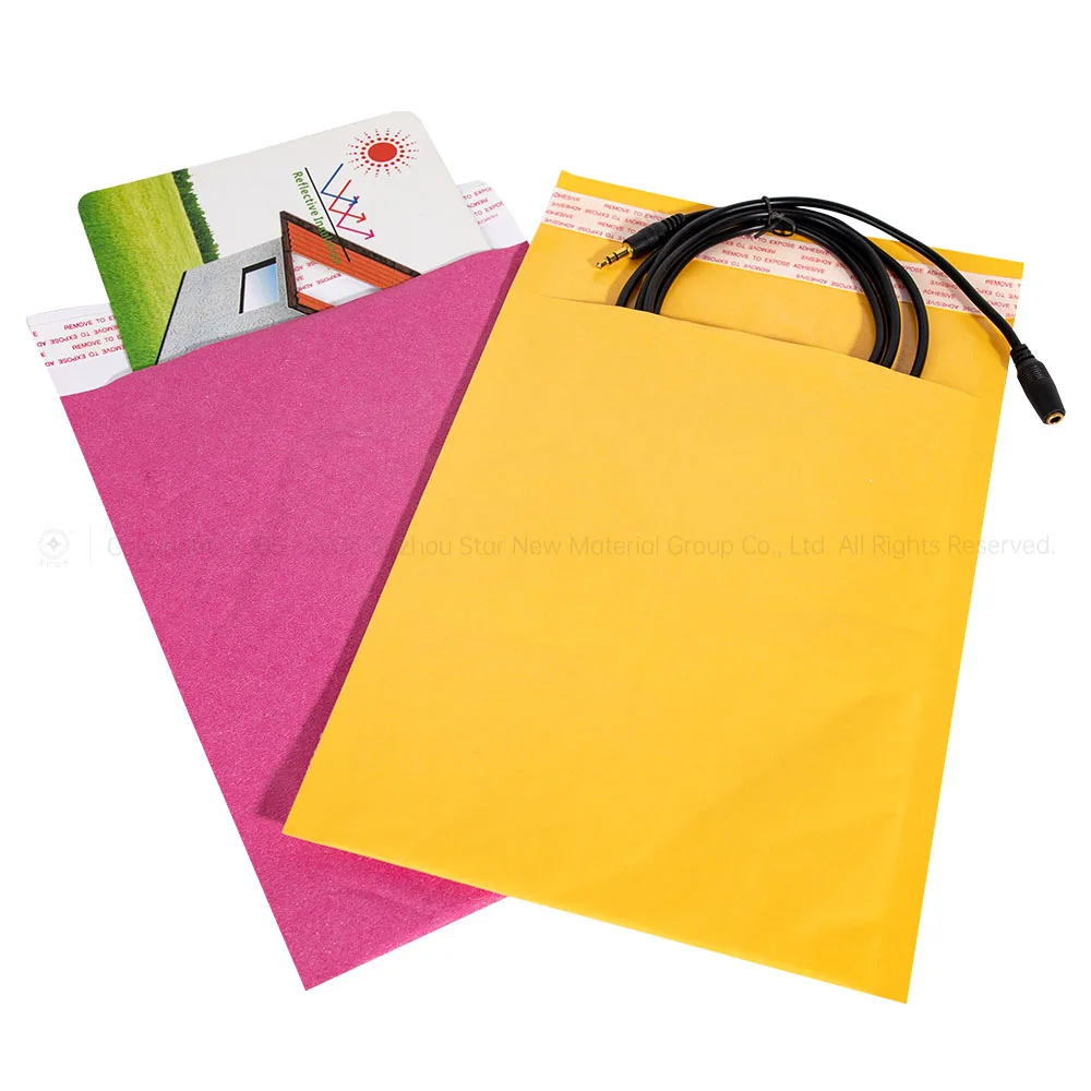 Kraft Bubble Padded Clothes Envelope Mailers Biodegradable Self-adhesive Bubble Mailer Bag