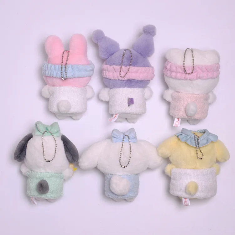  Симпатичная плюшевая игрушка Sanrio Мелодия Hello Kitty кукла Kuromi брелок мягкий для сумки подарок девочек и
