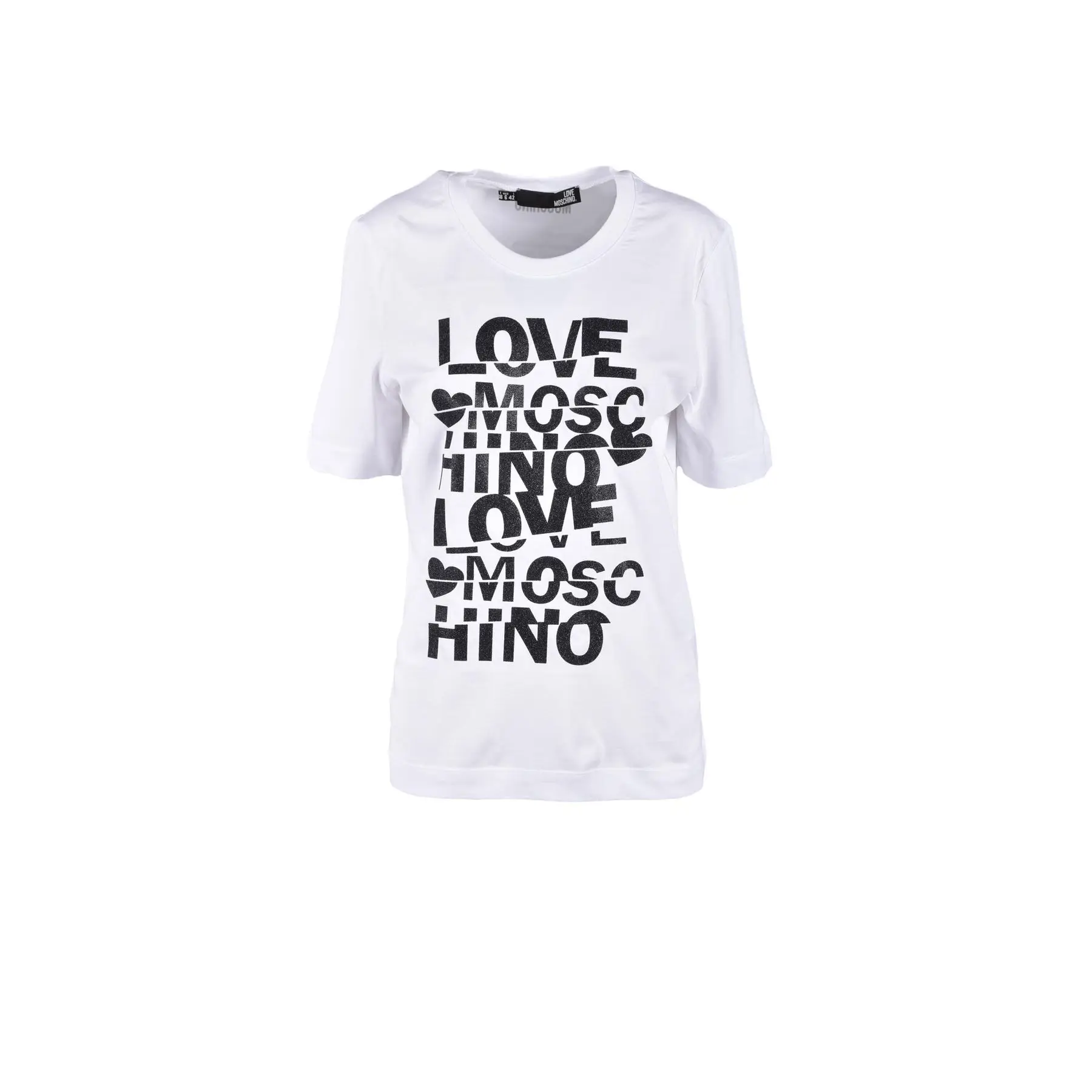 Quintessential Love Moschino Tee - Soft Material with Contemporary Graphics - Versatile Fashion for Trendsetters