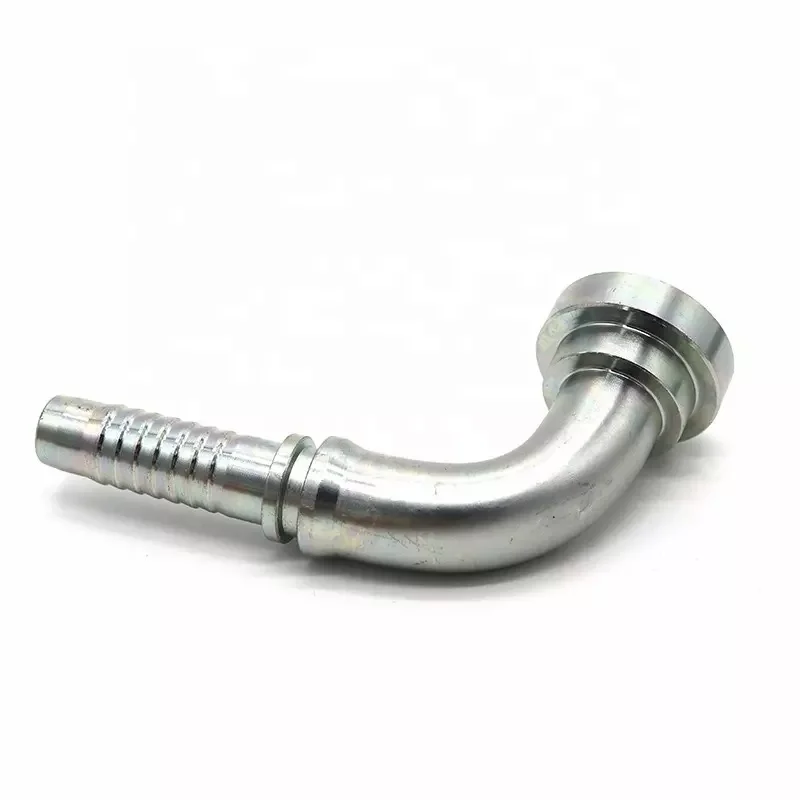 87611 SAE high quality and high pressure hydraulic crimp flange 6000PSI  connector hose fittings