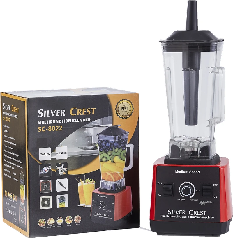 factory direct multifunction industrial 4500w 9525 motor silver crest blender big power soomthie juicer blender oem
