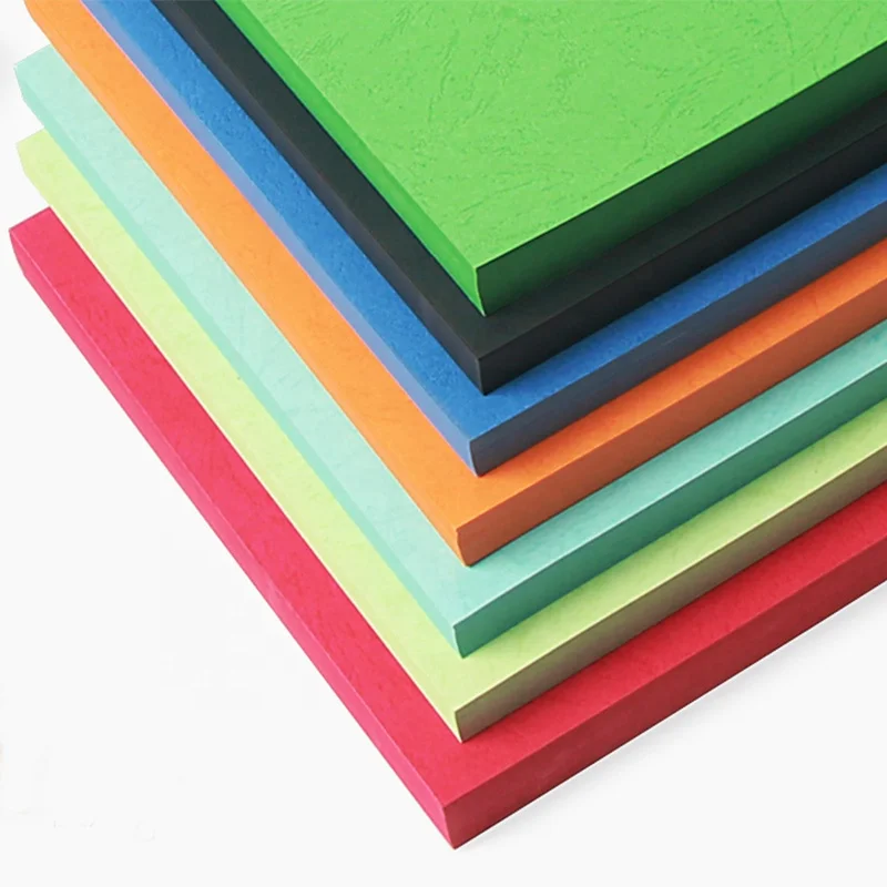Fashion Office Stationary Dermatoglyph Paper 230gsm A4 Color Embossed Cover Paper For Book