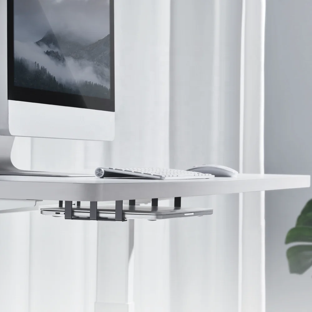 DA02-9 под стол для ноутбука крепление планшета монтажные кронштейны полка столом скрытый держатель док-станции 3 части