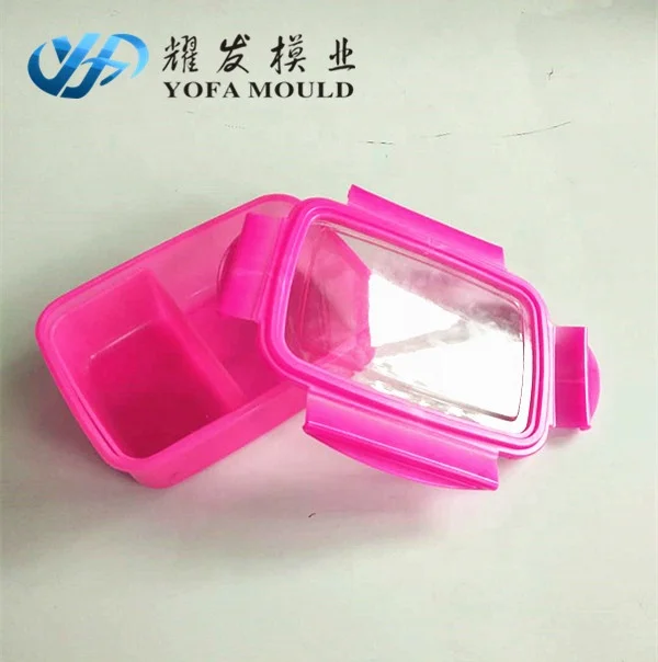 
plastic injection customized design seal pot tank food box container mould mold 
