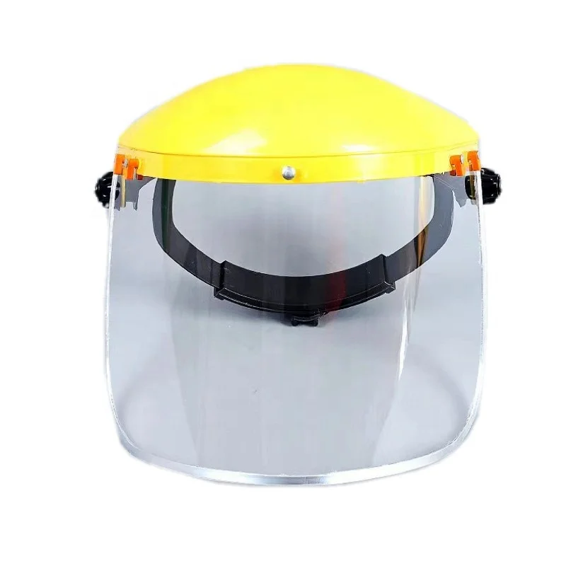 PC protective face helmet  anti-dust grinding face manufacturer in China