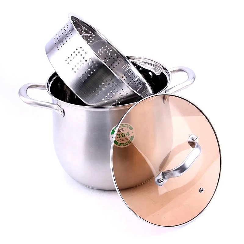 Multifunctional 304 material double steamer food high cooking pot for kitchen